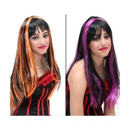 Parrucca Bicolore Assortita