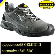 scarpa lavoro antinfortunistica diadora utility gemini 2 ii s1p-src grigio calzature diadora