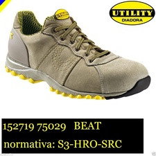 scarpe antinfortunistiche diadora utility match beat s3-hro-src grigio roccia lunare calzature diadora