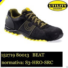 scarpe antinfortunistiche diadora utility match beat s3-hro-src nero calzature diadora