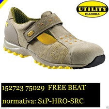 scarpe antinfortunistiche alte diadora utility match free beat s1p hro src grigio calzature diadora