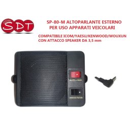 SP-80-M ALTOPARLANTE ESTERNO PER USO APPARATI VEICOLARI COMPATIBILE ICOM/YAESU/KENWOOD/WOUXUN