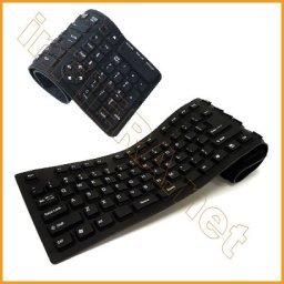 Tastiera USB per PC flessibile in gomma siliconica impermeabile