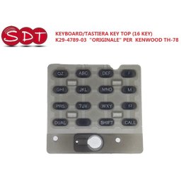 KEYBOARD/TASTIERA KEY TOP (16 KEY) K29-4789-03 "ORIGINALE" PER KENWOOD TH-78