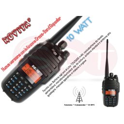DB-10 POLMAR DUAL / TRI BAND VHF/UHF 10 WATT 144/220/430 "DOPPIA ANTENNA