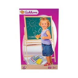 Lavagna Con Gessetti In Legno