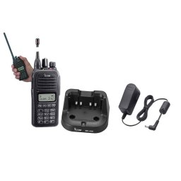 ICOM IC-F1000T/2000T RICETRASMETTITORE PORTATILE VERSIONE VHF O UHF PMR 128 CH CON TASTIERA