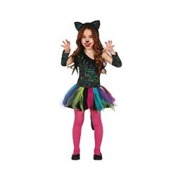 Costume Leopardina Arcobaleno
