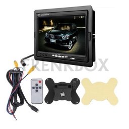 Monitor 7" LCD per videosorveglianza retromarcia auto camper poggiatesta