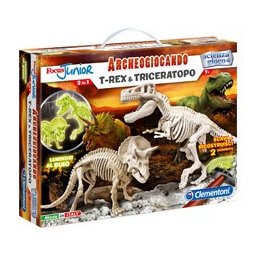 Focus Junior - Archeogiocando T-Rex & Triceratopo
