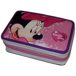 Astuccio Triplo Minnie Rosa