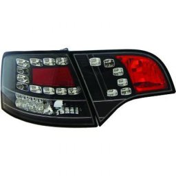 Set fari fanali posteriori TUNING per AUDI A4 Avant 11/2004-2007 LED nero con freccia LED