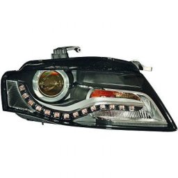 Faro fanale proiettore anteriore XENON HID destro AUDI A4 berlina e Avant 06/2010-06/2011, D3S con motorino con luce direzionale