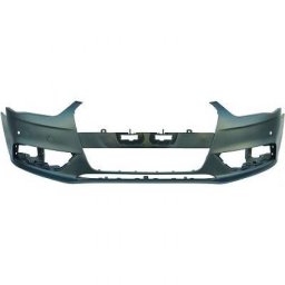 Paraurti anteriore AUDI A4, 2011-2015 verniciabile, non pacchetto S-Line, no lavafari, per sensori