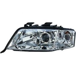 Faro fanale proiettore anteriore XENON HID destro AUDI A6 10/1999-05/2001 D2S-H7 per regolazione elettrica