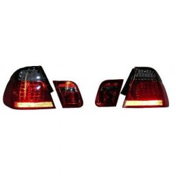 Set fari fanali posteriori TUNING BMW Serie 3 E46 berlina 2001-2005 LED rosso nero look M3