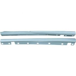 Set coppia minigonne laterali TUNING MERCEDES ClasseS W221 lunga, 2005-2011 verniciabili, look AMG