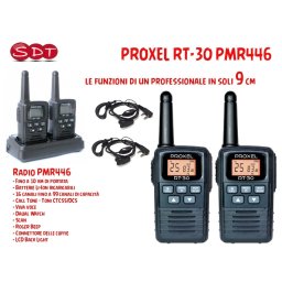 PROXEL RT-30 COPPIA DI PMR446 UHF PORTATILE