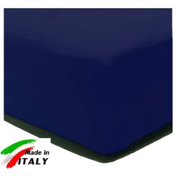 Lenzuolo Angolo con Elastici Matrimoniale Maxi Prodotto In Italia Percalle di Cotone BLU
