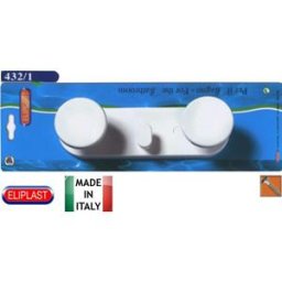 PORTA ABITI A 2 POSTI + GANCIO
