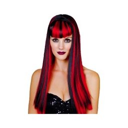 Parrucca Strega Rossa E Nera