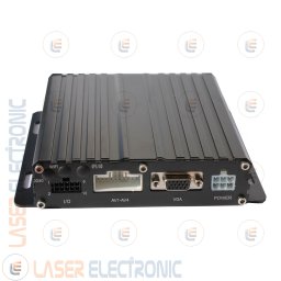 Mini DVR Professionale per Auto AHD 4CH Canali Telecamere Digitali Slot SD Card e Funzione Allarme
