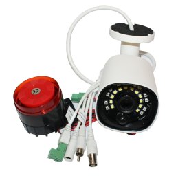 Telecamera AHD Full HD con Sensore Movimento e Sirena di Allarme