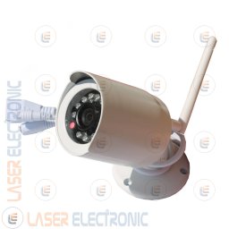 Telecamera Wireless IP Wifi HD 720P WaterProof Visione Notturna 10MT P2P QR Code