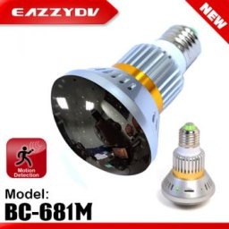 Mini Telecamera Nascosta in Lampadina E27 Led Infrarossi Invisibili 940nm