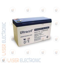 Batteria al Piombo AGM Professionale UL9-12 Ultracell UK 12V DC 9.0AH 9AH