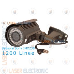 Telecamera da Esterno IP66 HD Cmos Sony 1200TVL Visione Notturna 40MT