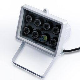FARETTO ILLUMINATORE INFRAROSSI 80 METRI 8 ARRAY IR LED