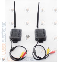 Kit Wireless 4CH Stagno WaterProof IP68 Trasmettitori Video a Lungo Raggio 2.4Ghz 3.5Watt 2500mt