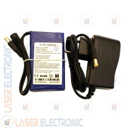 Batteria a Polimeri di Litio LiPo 12V 4500mA 90x51x19mm con Charger 12.6V 1.0AH
