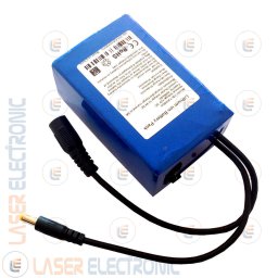 Batteria a Litio 12V 6800mA Compatta con Interruttore On-Off e Charger 12.6V 1.0AH