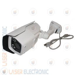 Telecamera Stagna Bianca HD Sony 1200TVL 2.8-12mm Visione Notturna 50MT