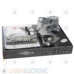 DVR 16 Canali H.264 SecTec ST-DVR5716 VGA HDMI Cloud Lan