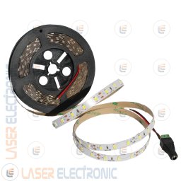 Striscia Bianco Freddo 6500K LED SMD5630 da Interno 10MT Metri Altissima Luminosità 100W