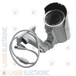 Telecamera Professionale Bianca UltraLow 0.0003Lux CCD Sony 800TVL 2.8-12mm Visione Notturna 30MT