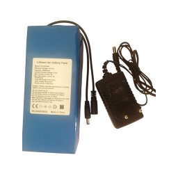 Pacco Batteria a Litio 12V 20AH 20000mA con Caricabatteria 12.6V 2Ah