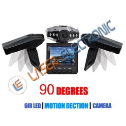MINI DVR LCD CAR BLACK BOX SD CARD HD1280x960 6IR LED MOTION DETECTION