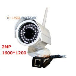 Telecamera IP Wireless 2.0 Megapixel da esterno 1600x1200 IR Led 30MT