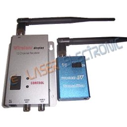 KIT WIRELESS TXW1207 1.2Ghz 16 CANALI A LUNGO RAGGIO 1.0-1.5Km