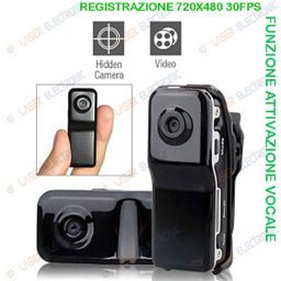 Mini DV Spy Camera Spia MD80 TD8 HD 1280x720 Voice Detected