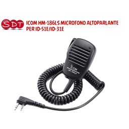 HM-186LS MICROFONO ALTOPARLANTE ORIGINALE ICOM DI TIPO COMPATTO PER ID-51/31
