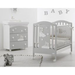 > Cassettiera Fasciatoio Azzurra Design Mars Grigio