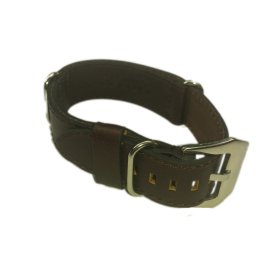 Cinturino in pelle tipo Nato Nero 18 mm