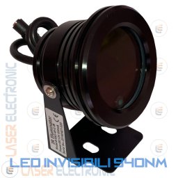 Illuminatore Infrarossi a Led Invisibili 940nm S-SA3-45-C-IR-9 Visione Notturna 20MT