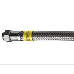 TUBO GAS IN ACCIAIO INOX A MAGLIA CM.150