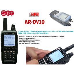 AOR AR-DV10 RICEVITORE-SCANNER PORTATILE ANALOGICO-DIGITALE DA 100KHz a 1300MHz